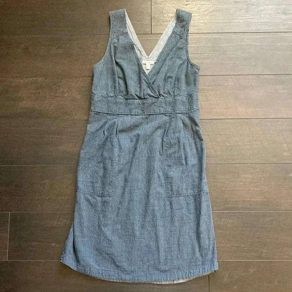 Toad & Co Atsuko chambray dress size Medium. READ! - Picture 3 of 10